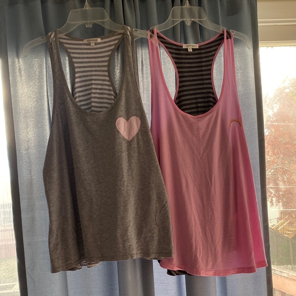 P J Salvage tops. Size large.
